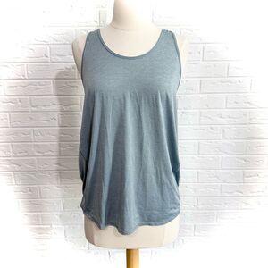 Lululemon Essential Tank Pleated Blue Cast Size 6